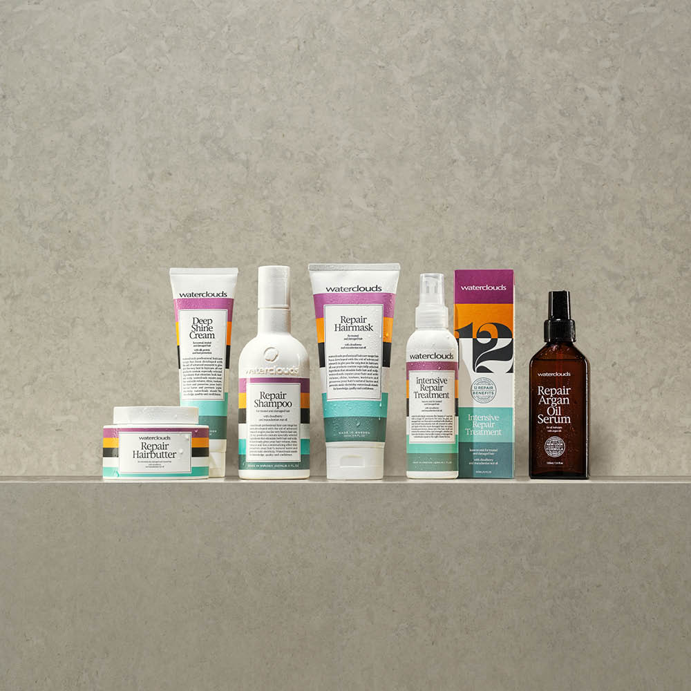 Waterclouds Produkte der Repair Serie Waterclouds Produkte der Repair Serie
