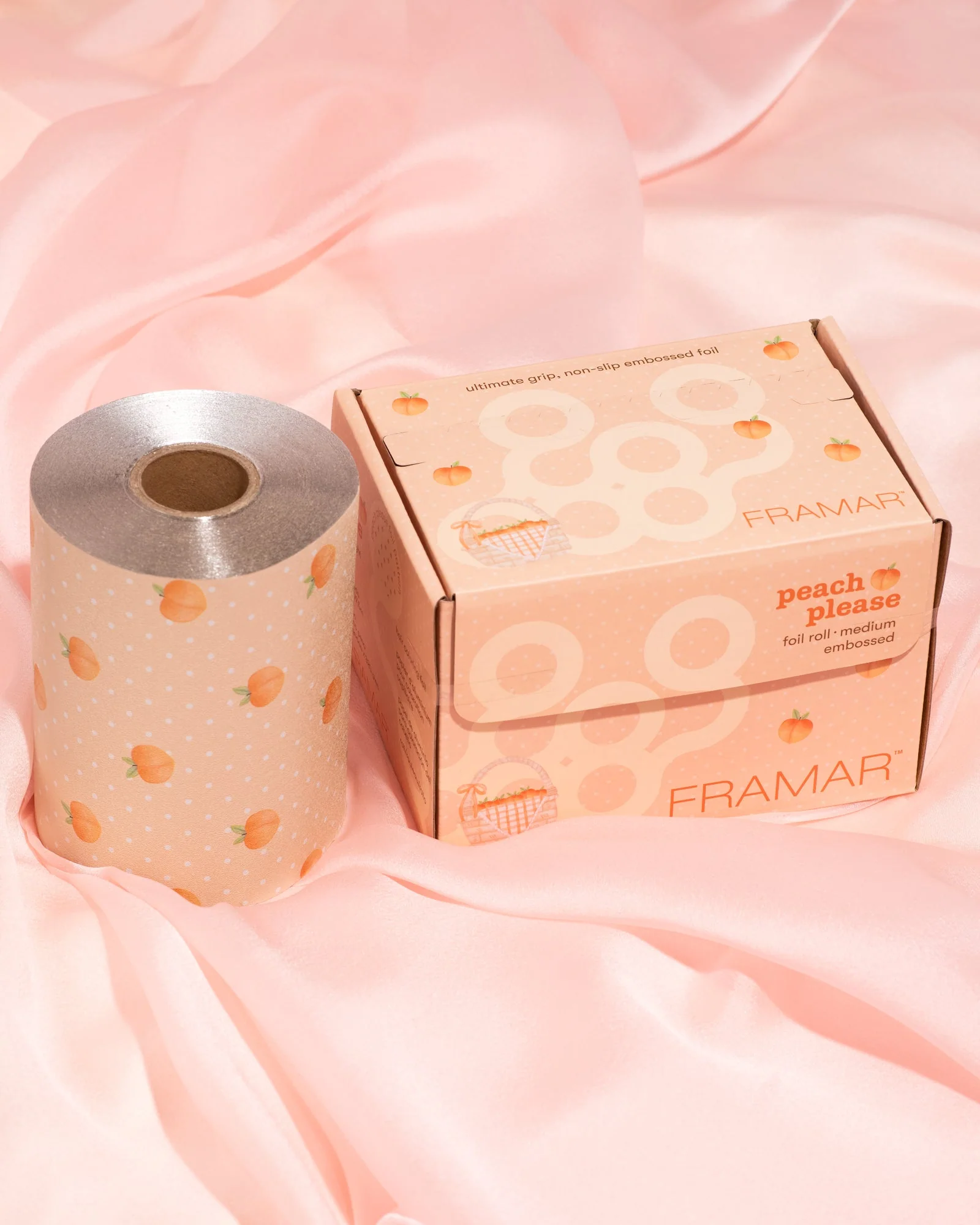 PeachLifestyle-10-600x750 Framar Foil Roll Medium - Peach Please geprägt (97m)