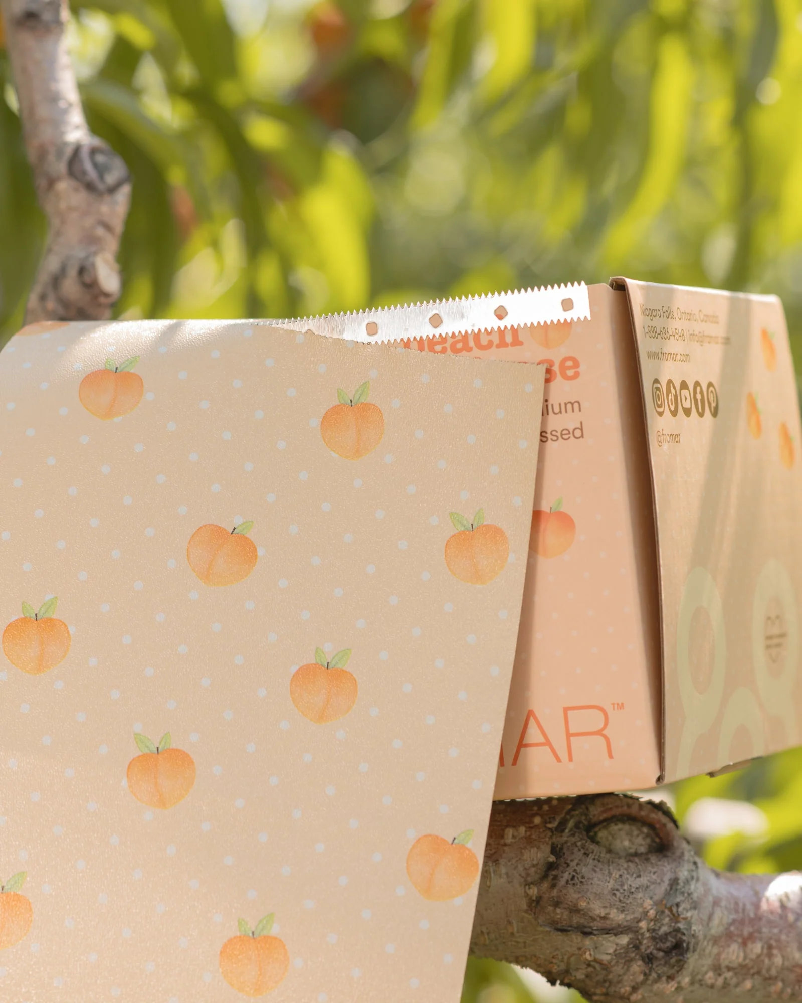 PeachPleaseLifestyle2-5-600x750 Framar Foil Roll Medium - Peach Please geprägt (97m)