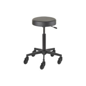 Clictec&reg; Round Rollhocker schwarz